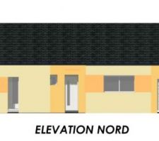 Plan facade nord