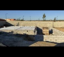 Voici le vide sanitaire fini avant coulage de la dalle le vendredi 5/11