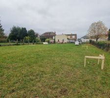 Implantation et chaises posé