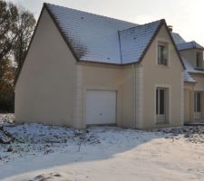 Vue avec neige