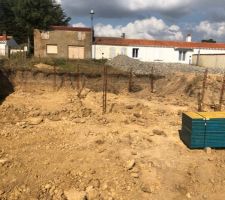 Fouille pour semelle des fondations