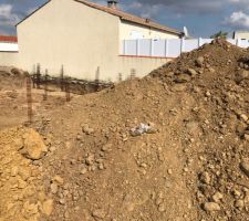 Fouille pour semelle des fondations