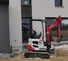 Terrassement pour ramener de la terre