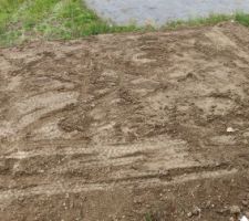 Terrassement pour ramener de la terre