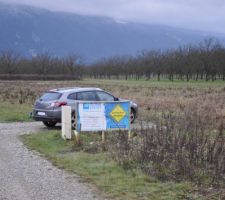 La pancarte du permis est posée !!!