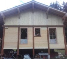 Bardage ouest terminé