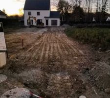 Terrassement terminé