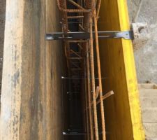 Ferraillage des murs du vide sanitaire en béton banché