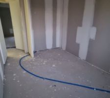 Placo terminé - Chambre 2