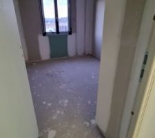 Placo terminé - Chambre 3