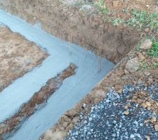 Fondations viennent d'&ecirc;tre coul&eacute;e