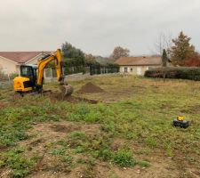 D&eacute;but du terrassement