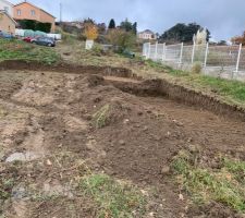 D&eacute;but du terrassement