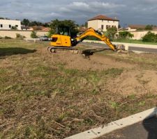 Excavation du terrain