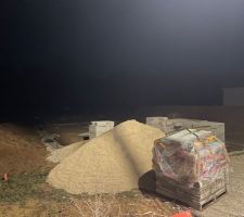 Livraison de sable, tout-venant, parpaings, mortier, etc...