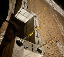 3 rangs de parpaings du vide sanitaire