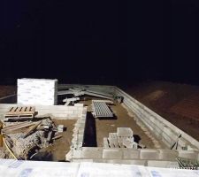 3 rangs de parpaings du vide sanitaire