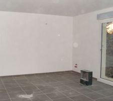 Peinture séjour terminée