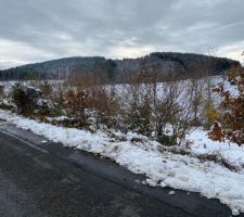 Cloture demontée ! Le grillage est en attente si besoin de fermer