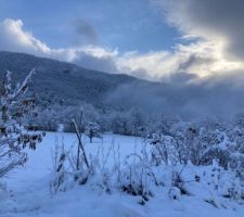 La neige est là