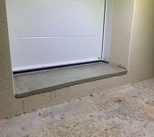 Reprise du seuil de porte toujours  fait par des soit disant professionnel