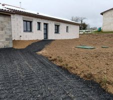 Remise en place des terres / chemin d'accès