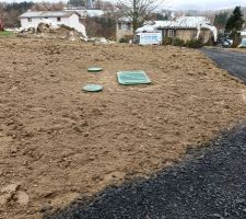 Assainissement / Remise en place des terres