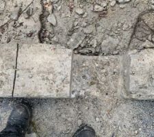 Démolition du mur et une semelle incassable ou presque