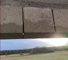 Linteau affaiss&eacute;