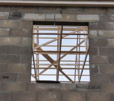 Linteau affaiss&eacute;