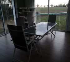 Notre table de jardin dans la SAM pendant plus de 2 ans lol