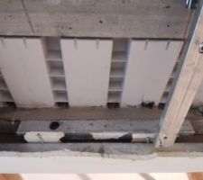 Reconstitution des poutrelle avec mortier haute performance.