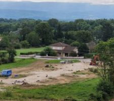 Le lotissement avant le d&eacute;but de construction