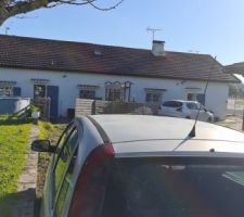 Vue de la copro des 2 maisons depuis terrain