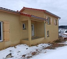 Ma maison en fin de chantier avant terrassement