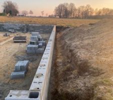 Début fondation vide sanitaire