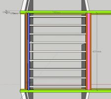 Vue du dessus solution de solivage (pour question)