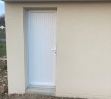 Vue arrière garage
