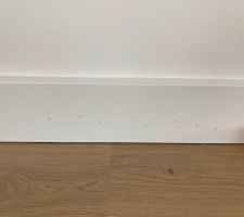 Déception sur la pose des plinthes