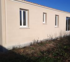 Crépi façade arrière