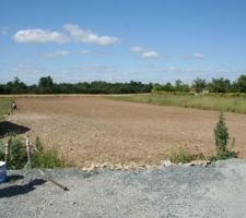 Terrain avant le début des travaux