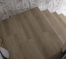 Le palier et les marches