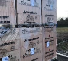 Les premières briques sont arrivées