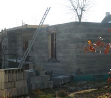 14/12/2010 : coffrage de l'&eacute;tage