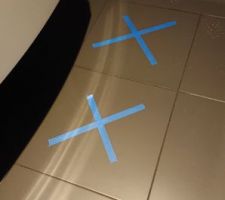Les 2 carreaux remplacés.