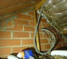 Charpente maison annee 70 : pignon sous mur futur IPN