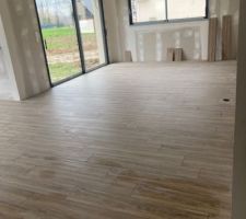 Carrelage 120x25 imitation parquet