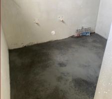 Chape salle de bain R+1