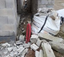 Chutes de maçonnerie