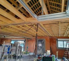 Chevronnage en cours